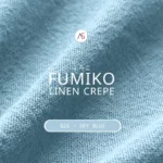 Fumiko linen Crepe - 826 Sky Blue