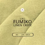 Fumiko linen Crepe - 803 Lime Green