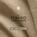 Fumiko linen Crepe - 809 Choco Brown