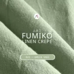 Fumiko linen Crepe - 821 Green Sage
