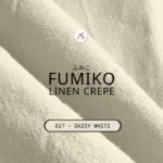 Fumiko linen Crepe - 827 Daisy White