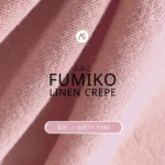 Fumiko linen Crepe - 829 Dusty Pink