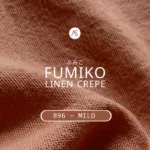 Fumiko linen Crepe - 896 Milo