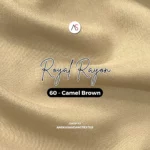Royal Rayon - 60 Camel Brown