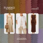Fumiko linen Crepe - 890 Dark Army - Image 4