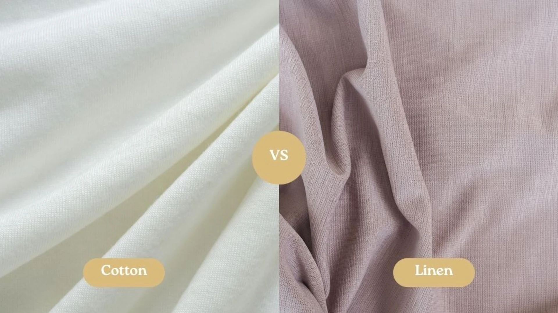 perbedaan bahan linen dan katun