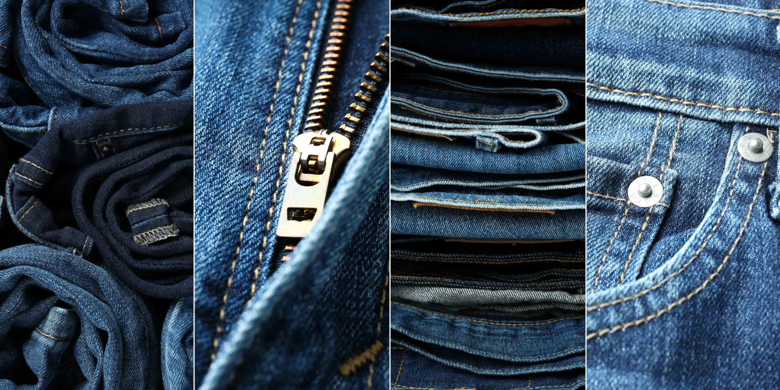 kombinasi warna biru denim